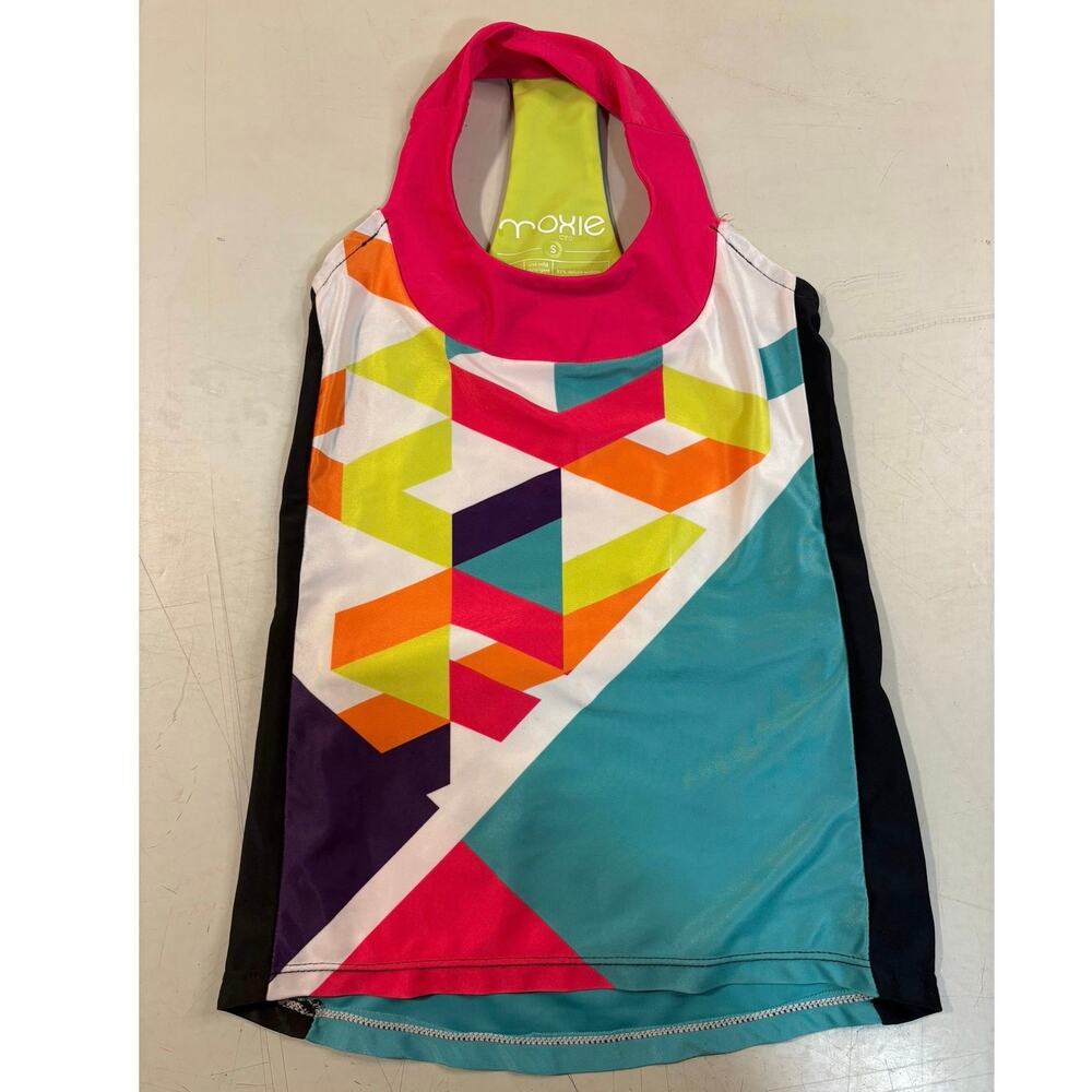 Moxie Cycling Petite/Youth Small T-Back Tank Top Biking Jersey